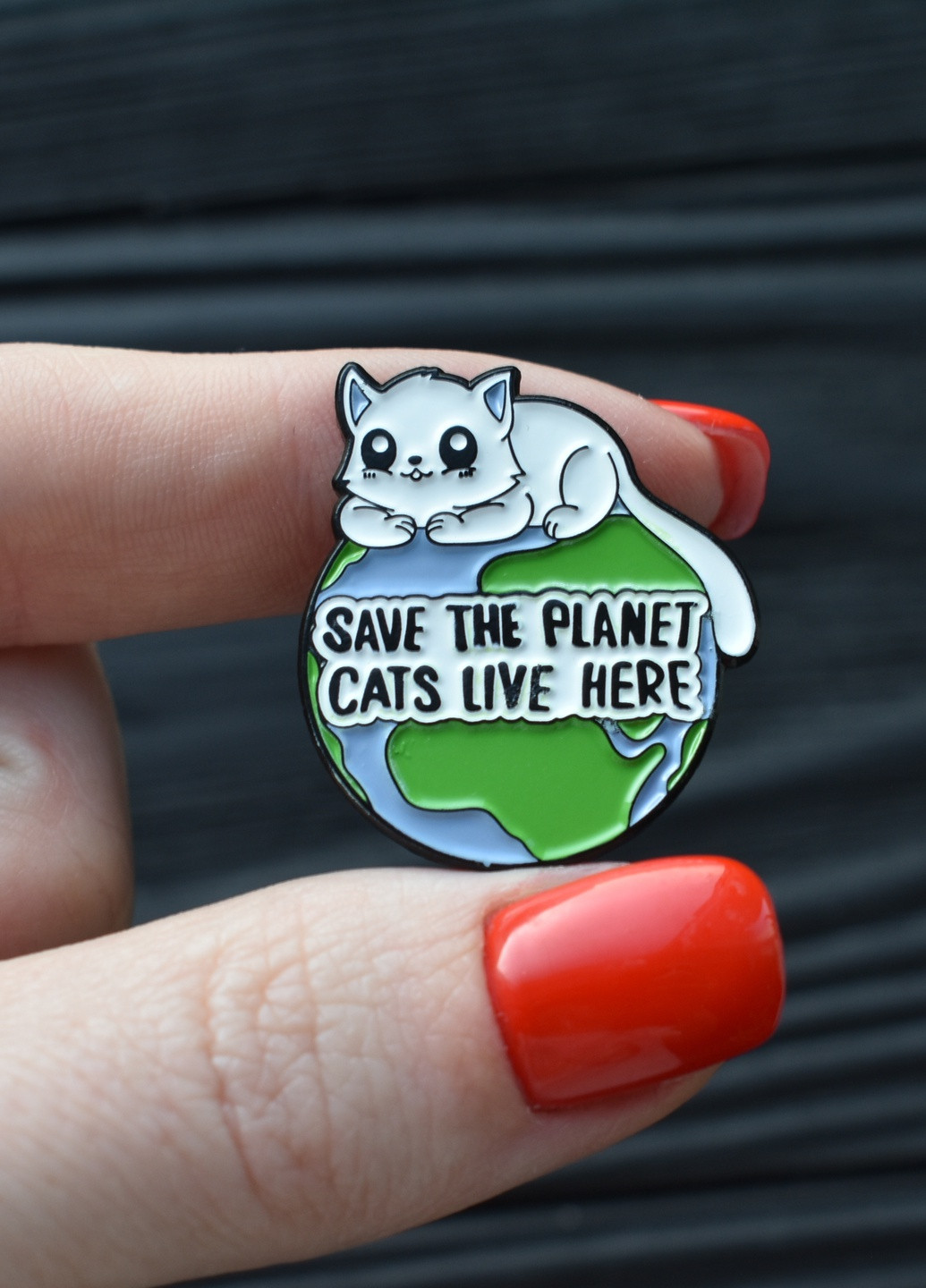 Металлический значок, пин, брошь "Save the planet" Westwood Decor (252726199)