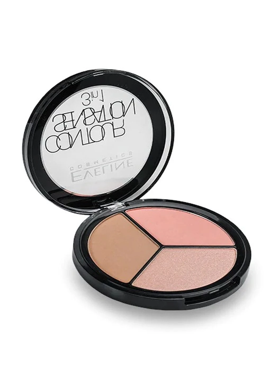 Палітра для макіяжу 3в1: 01- Pink beige Eveline (227516599)