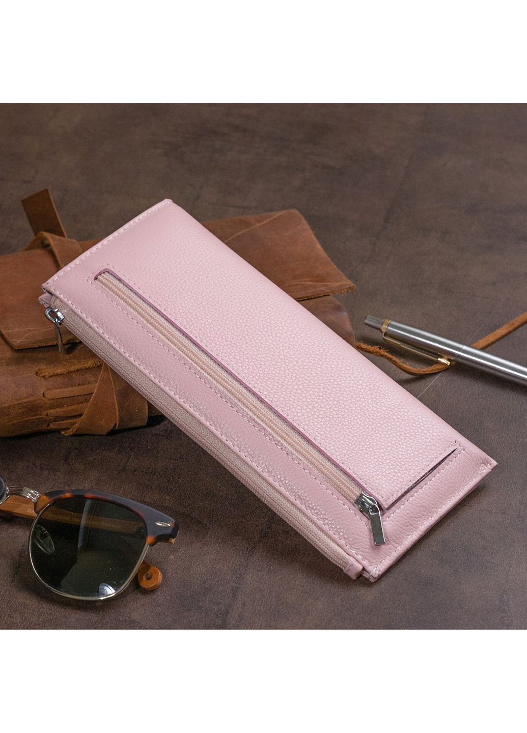 Женский кожаный кошелек 19х9,5х2,5 см st leather (252129350)