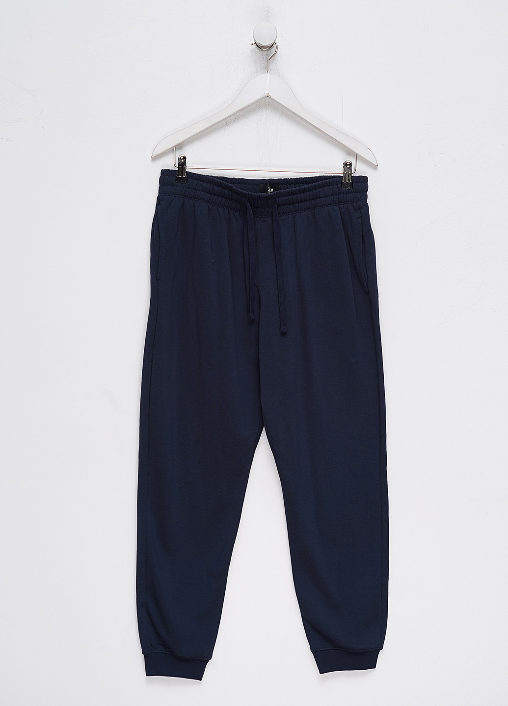 Темно-синие кэжуал, спортивные демисезонные джоггеры брюки H&M