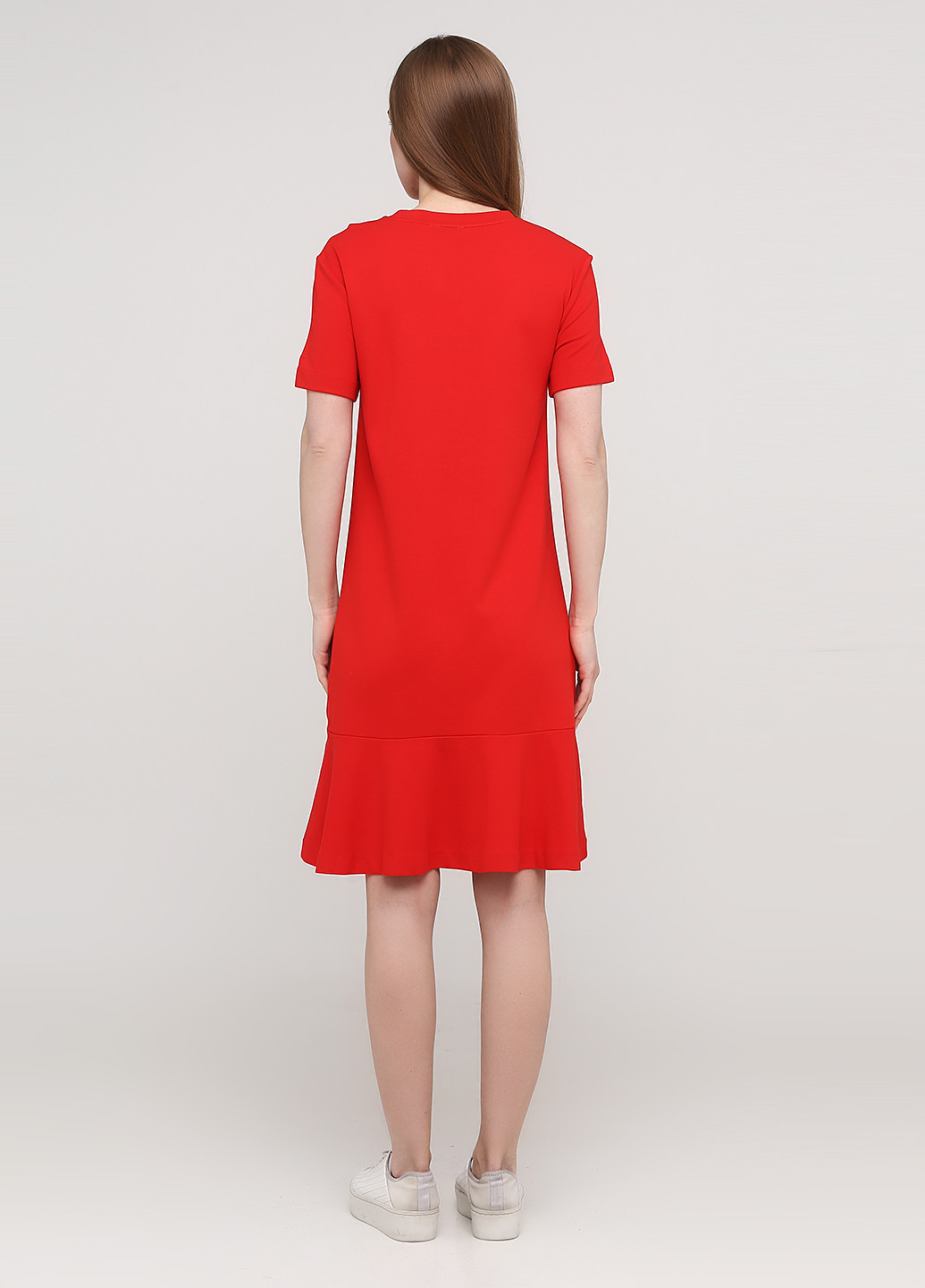 Червона кежуал сукня а-силует, сукня-футболка Gant однотонна