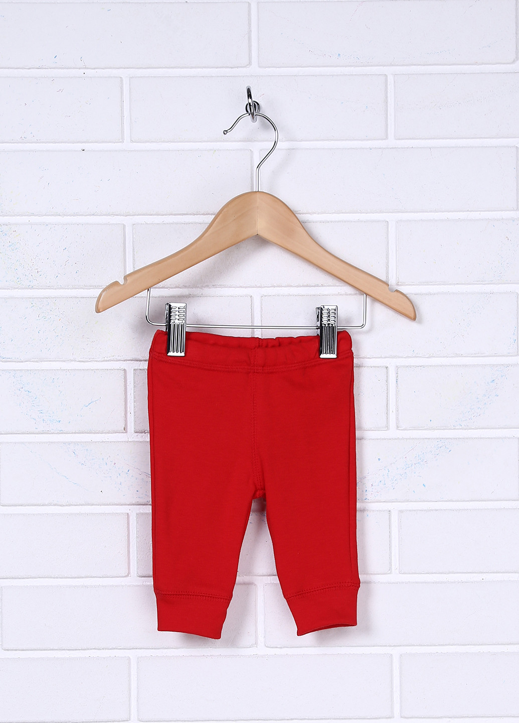 Красные домашние демисезонные брюки Baby Art