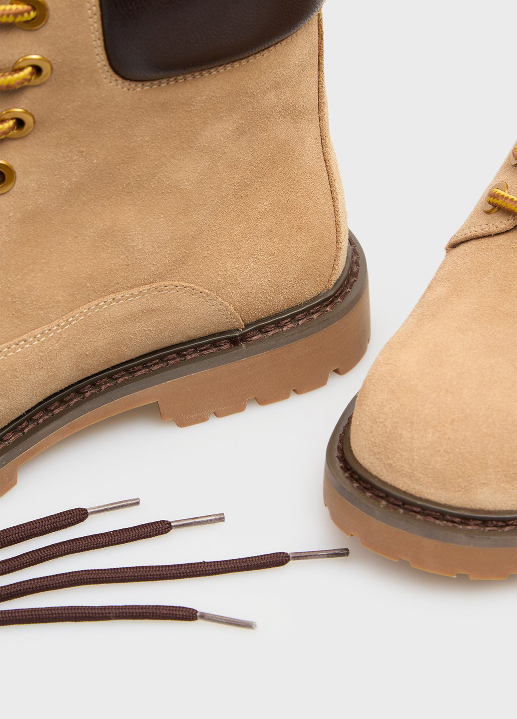 Зимние ботинки тимберленды PRPY без декора