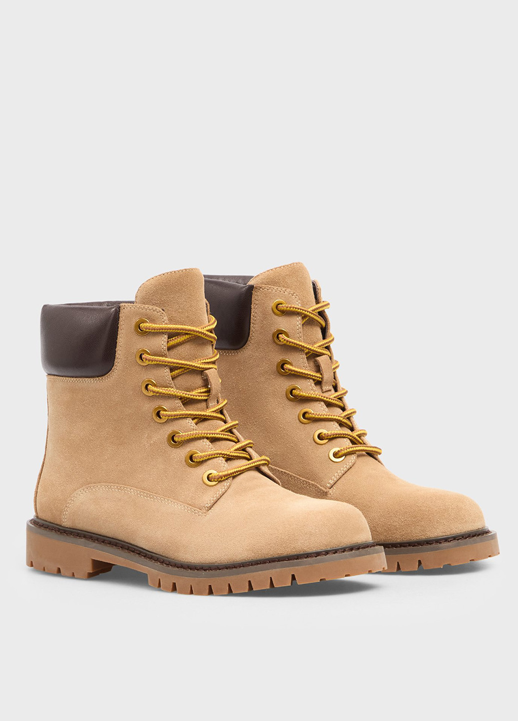 Зимние ботинки тимберленды PRPY без декора