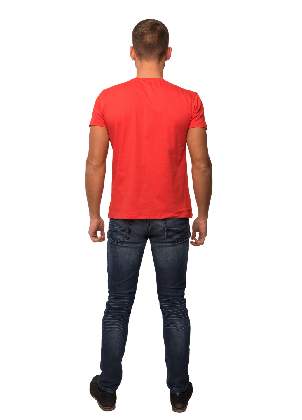 Красная футболка мужская Наталюкс 11-1312