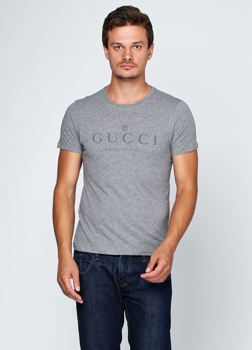 Сіра футболка Gucci