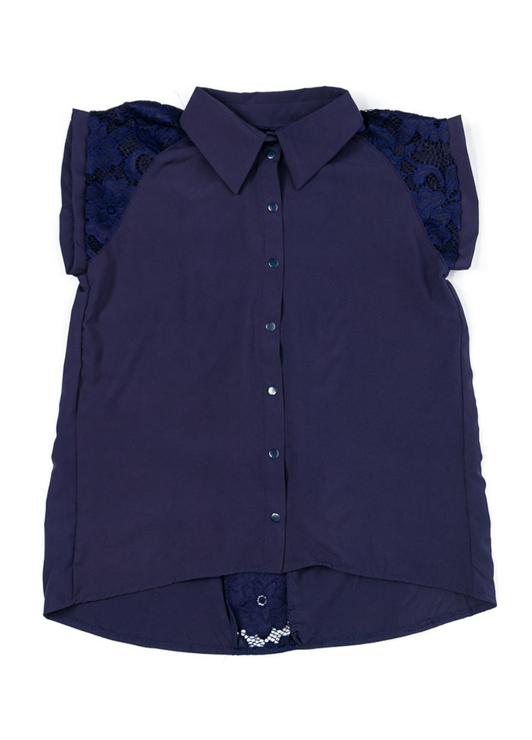 Темно-синя блуза Time of Style