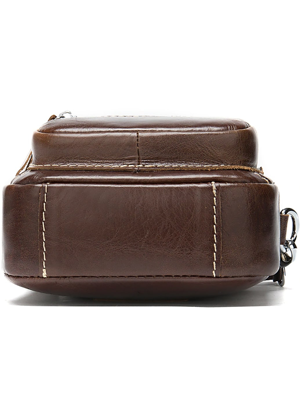 Чоловіча шкіряна сумка на пояс 19х15,5х4,5 см Vintage (252414623)