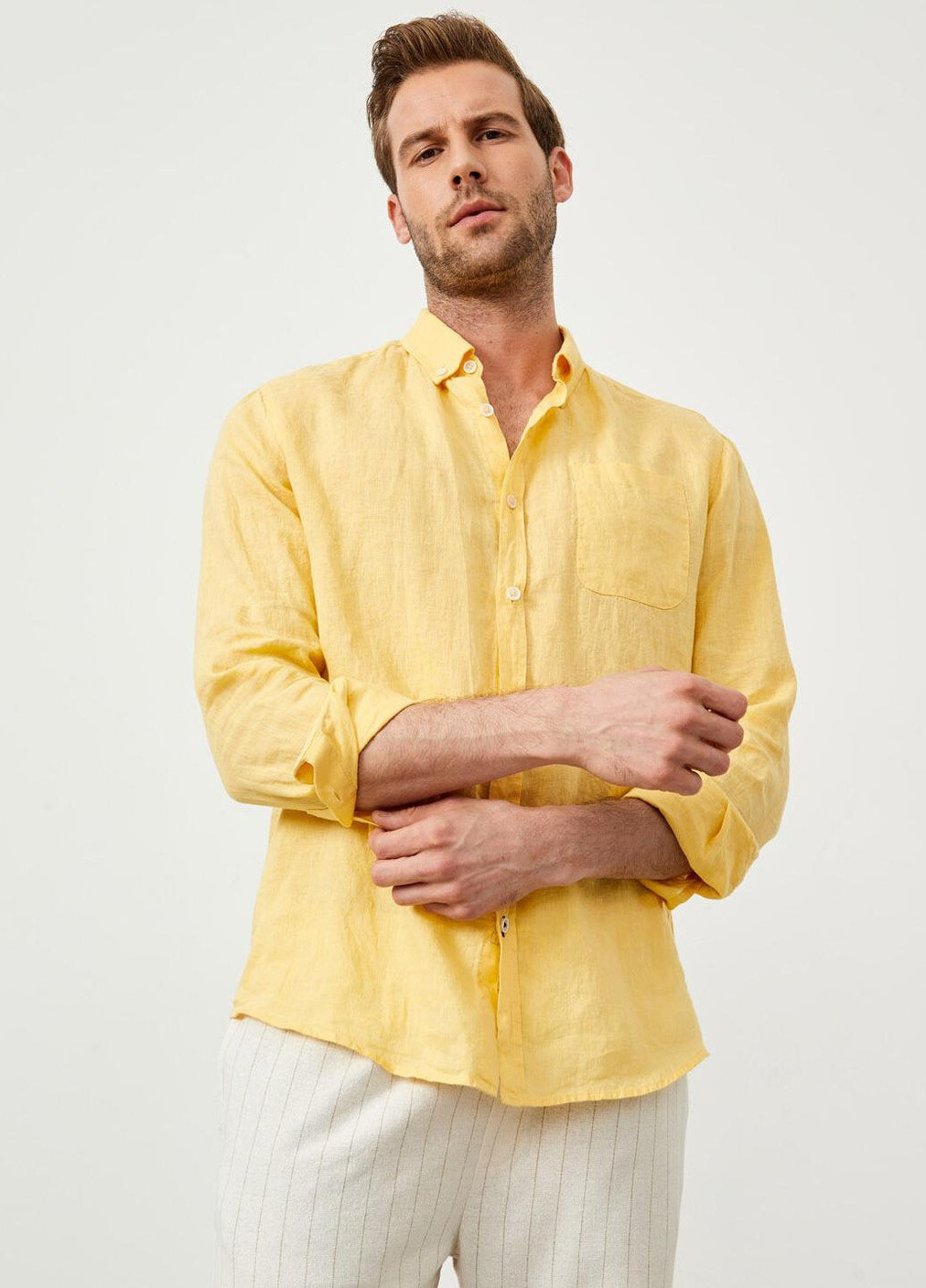 Желтая рубашка Xint