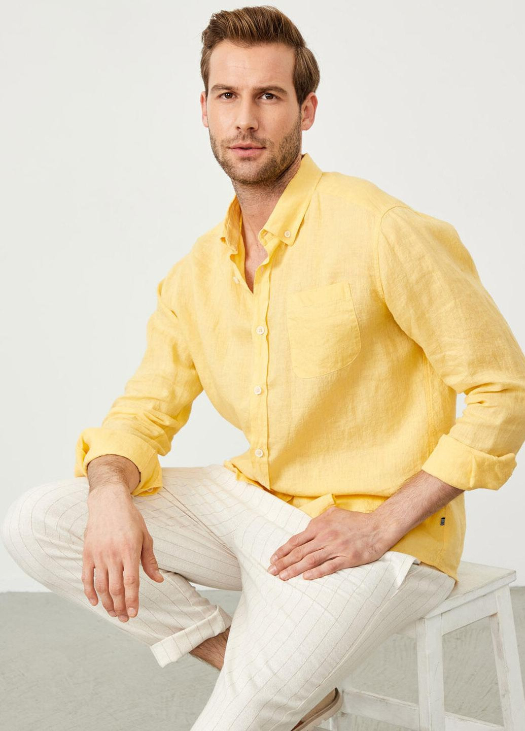 Желтая рубашка Xint