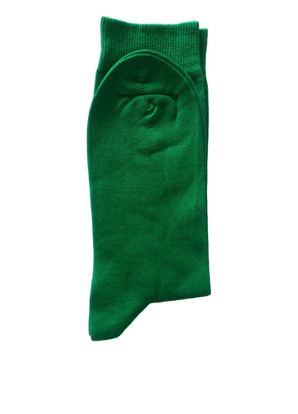 Носки Cos однотонные зелёные повседневные