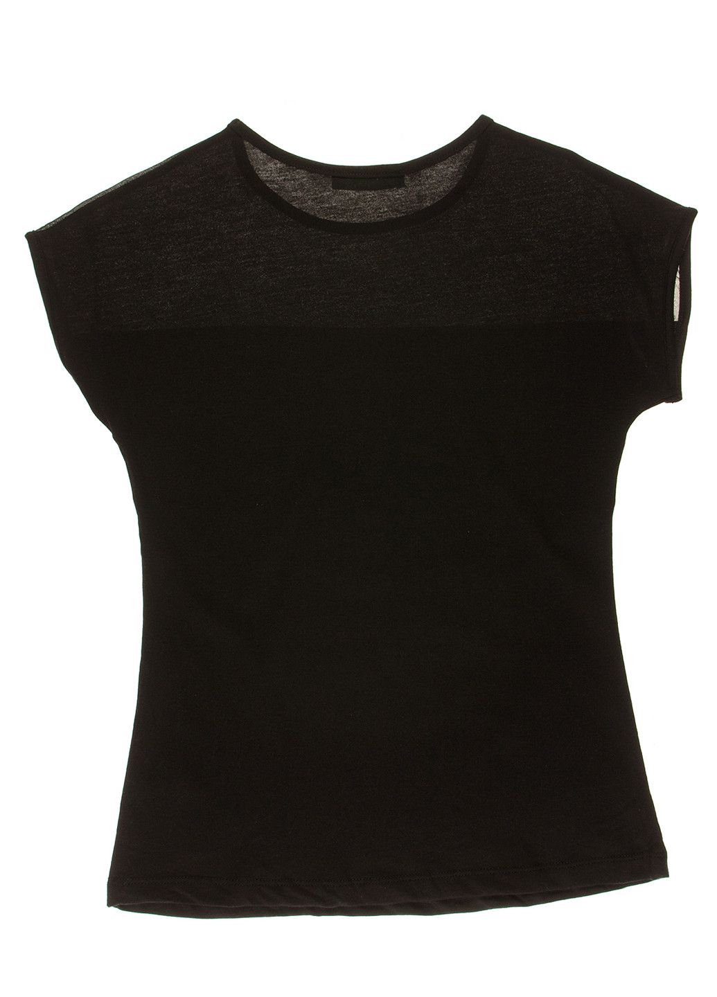 Черная летняя футболка с коротким рукавом Cichlid