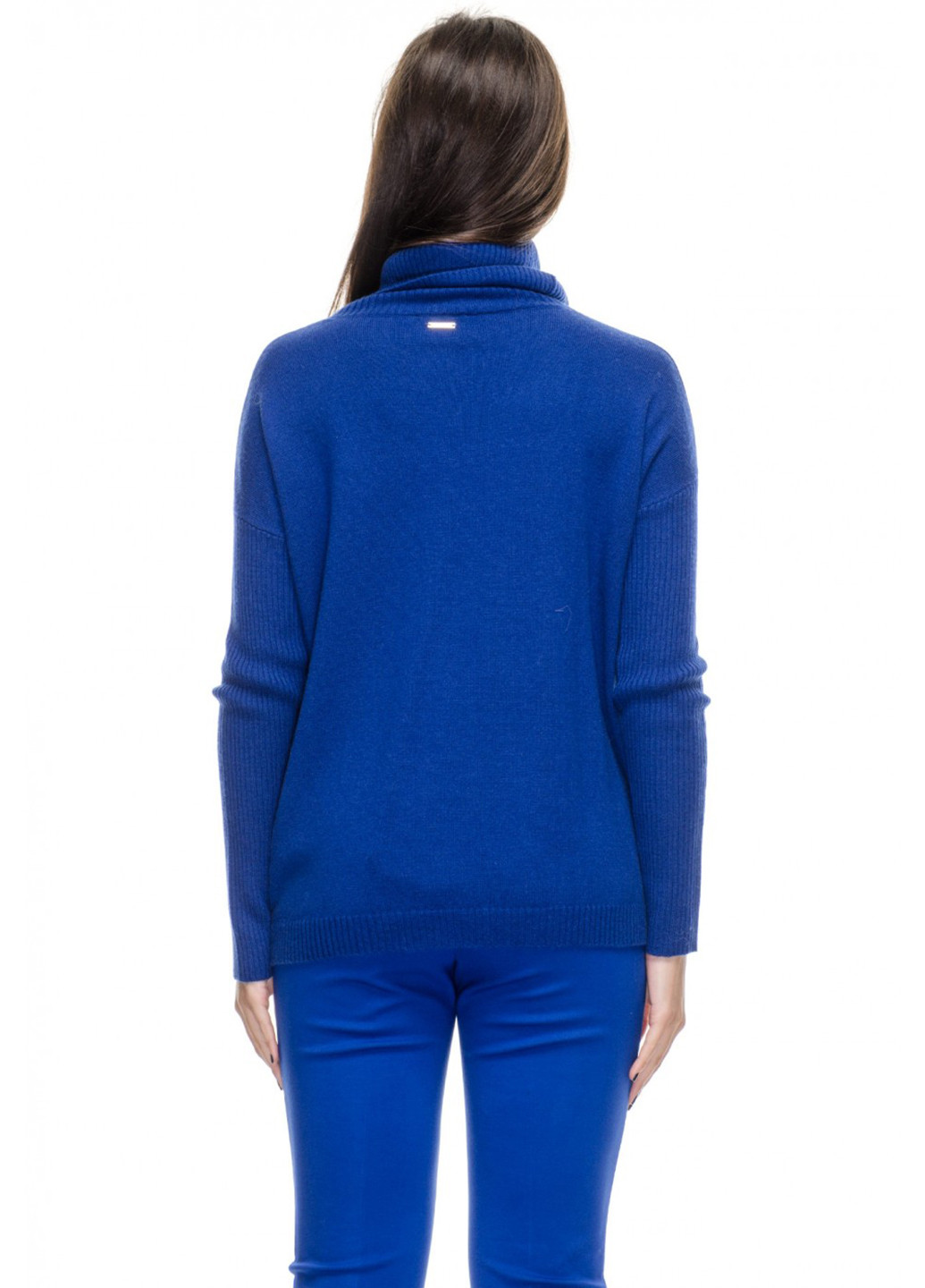 Синій демісезонний светр хомут Liu Jo