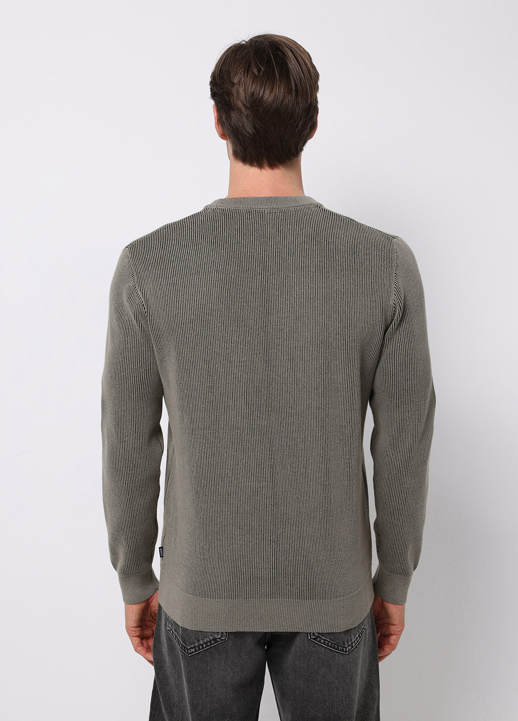 Оливковый (хаки) зимний джемпер джемпер Colin's