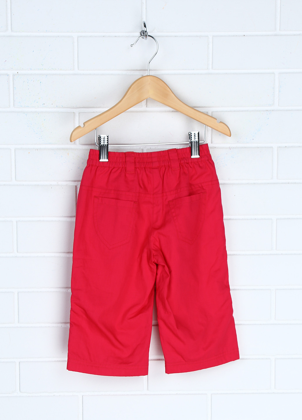 Малиновые кэжуал летние прямые брюки Mini