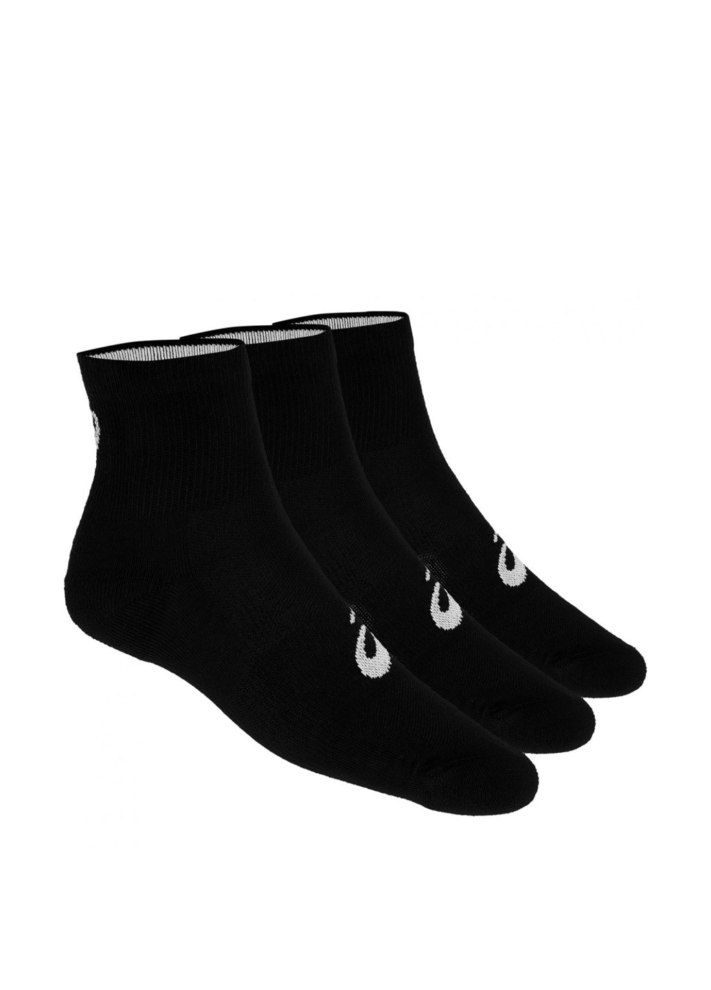 Чёрные носки (3 пары) Asics логотипы (366269479)