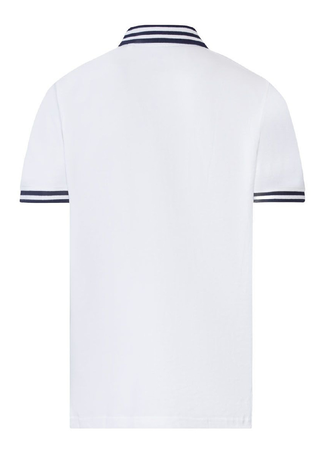 Белая футболка-поло для мужчин Livergy