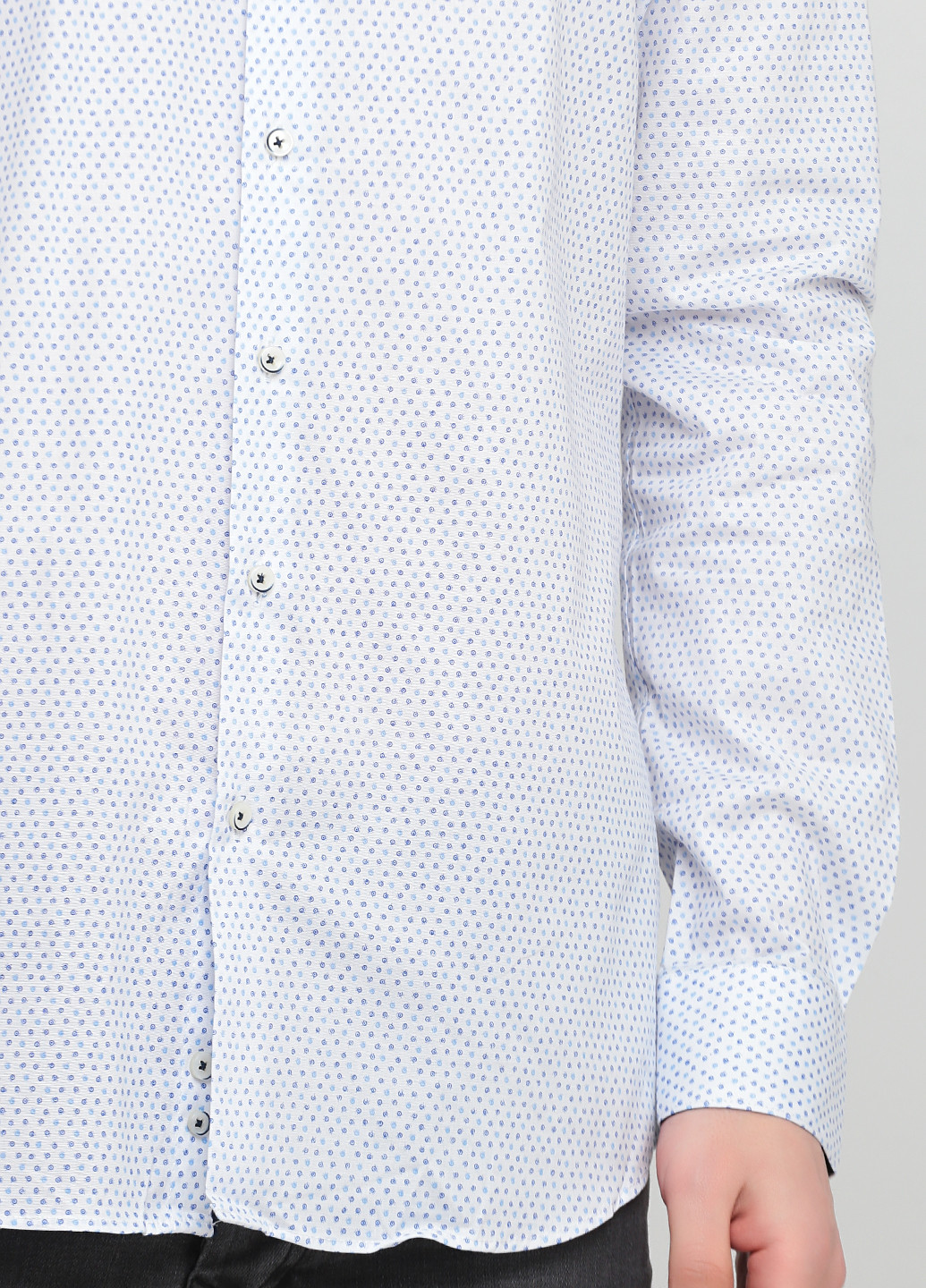 Белая кэжуал рубашка с рисунком Benson & Cherry