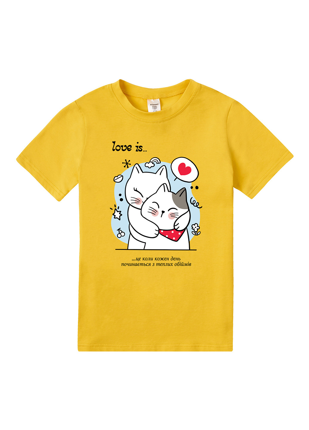 Желтая демисезонная футболка Garnamama