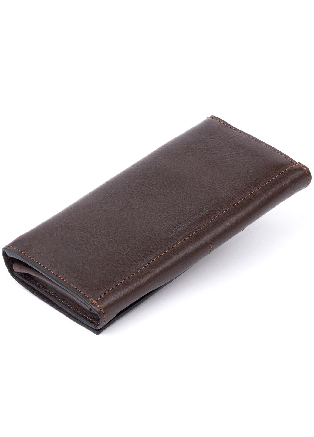 Мужской кожаный кошелек 20х10х2,5 см Grande Pelle (229459265)
