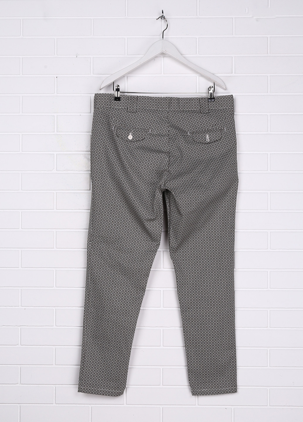 Серые кэжуал демисезонные зауженные брюки Paul Martin's
