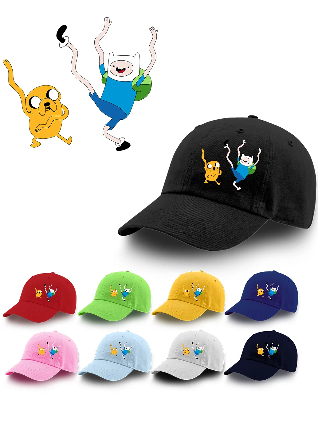 Кепка Финн и Джейк пес Время Приключений (Adventure Time) (9273-1580) MobiPrint (216961558)