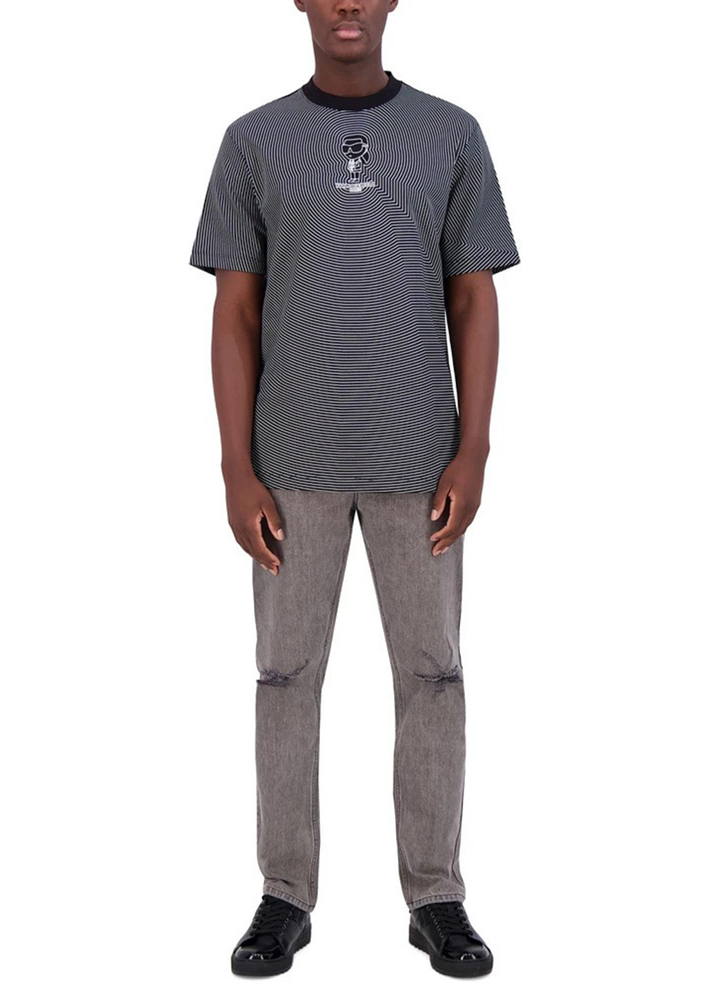 Чорна футболка Karl Lagerfeld