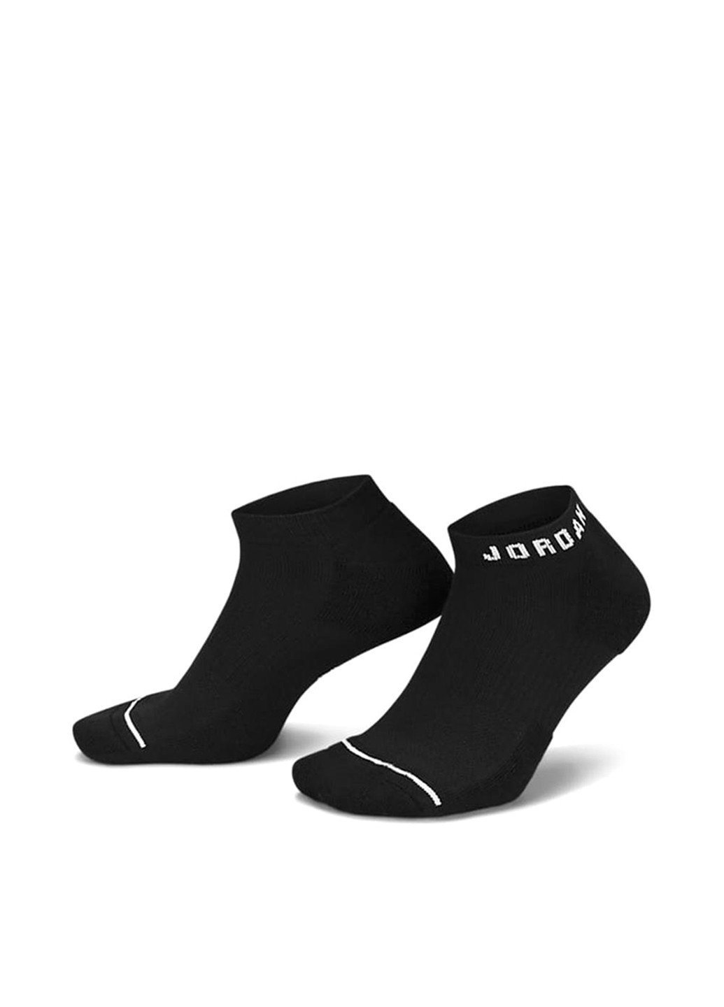 Чорно-білі шкарпетки everyday no-show socks (3 пари) dx9656-010 Jordan логотипи (328004744)