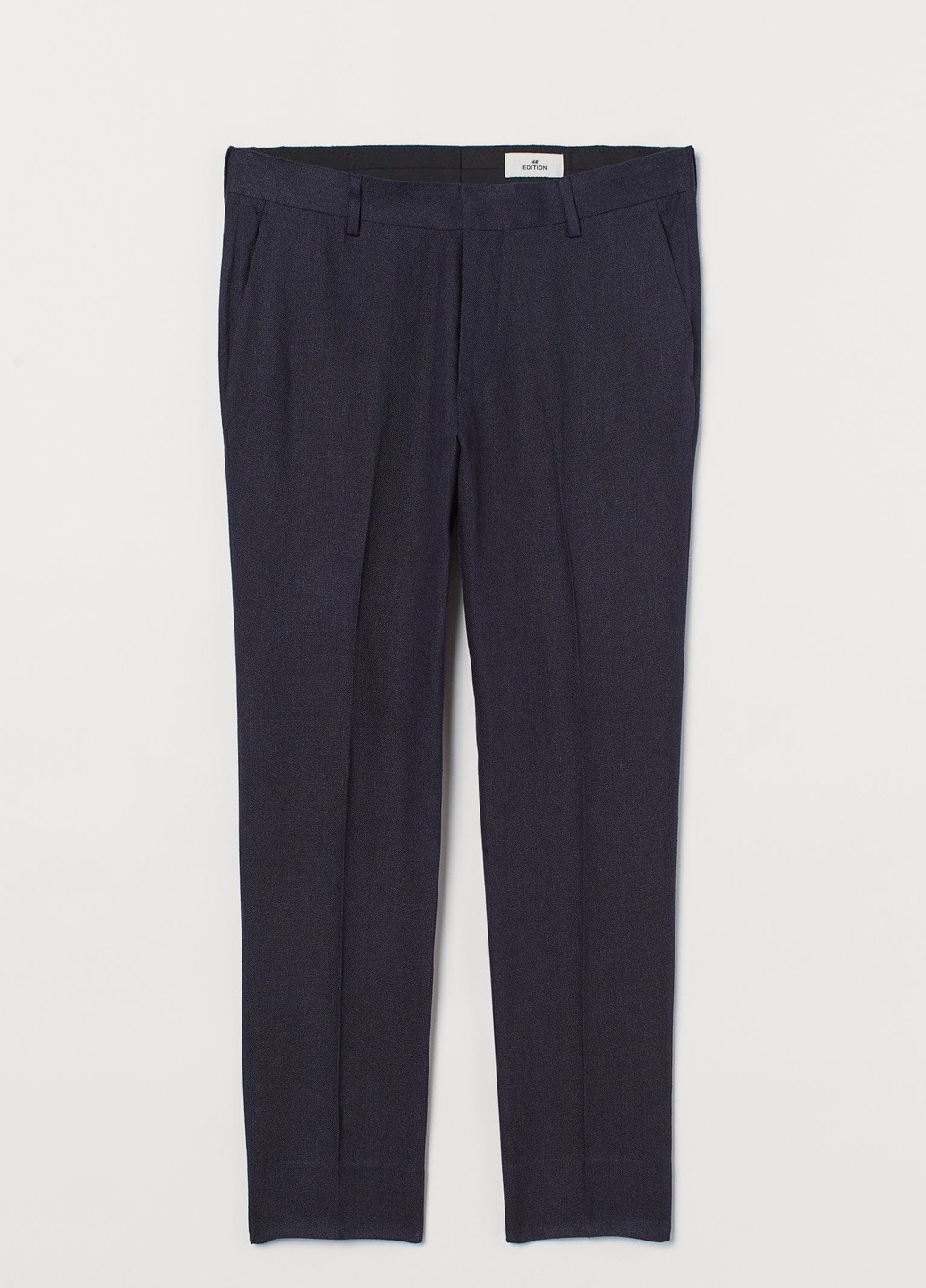 Темно-синие летние брюки H&M