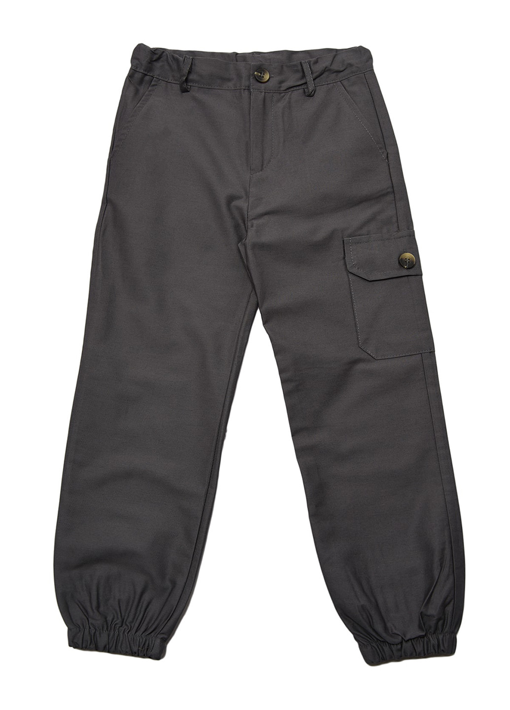 Темно-серые кэжуал демисезонные брюки карго Trendyol