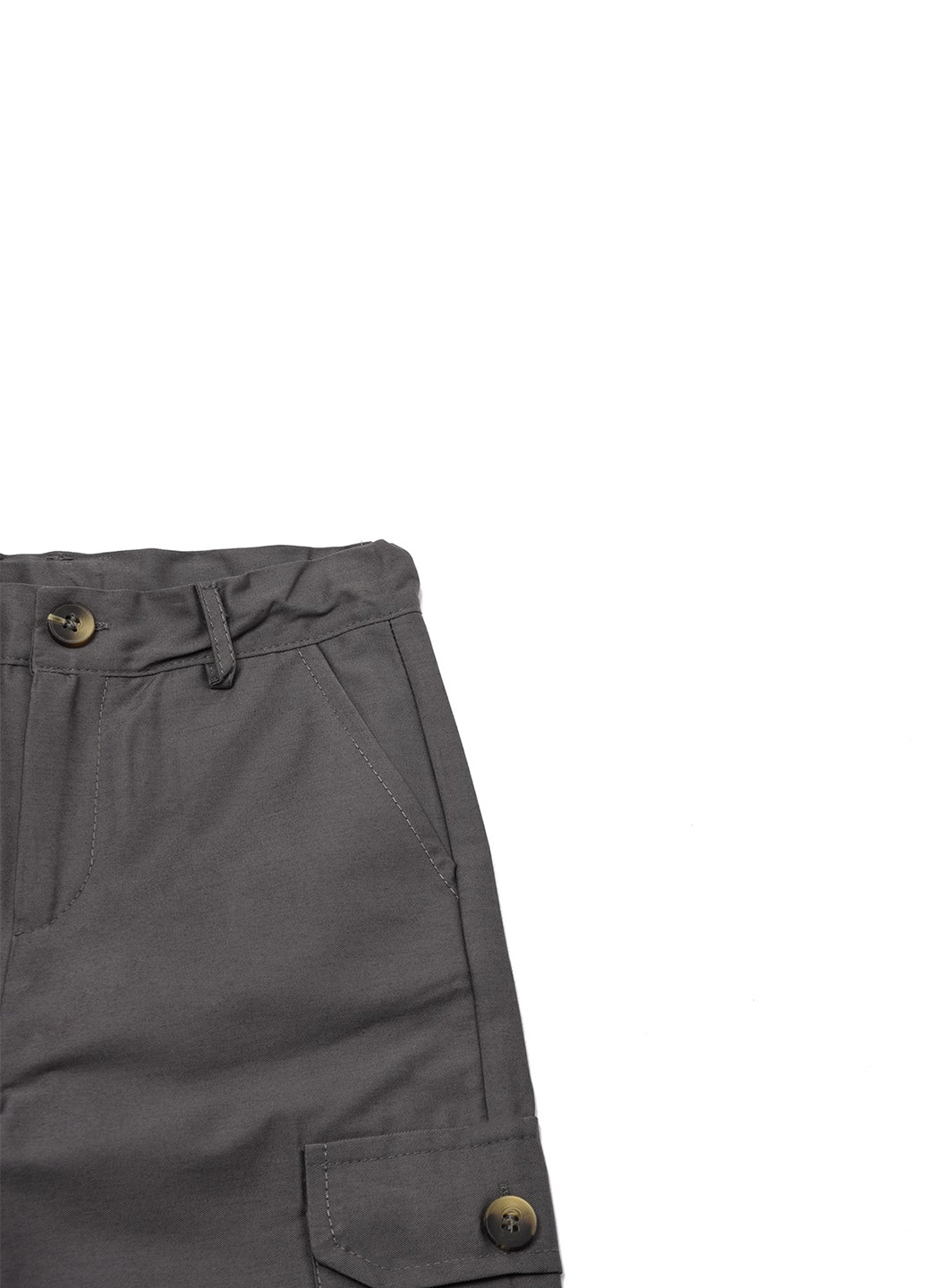 Темно-серые кэжуал демисезонные брюки карго Trendyol