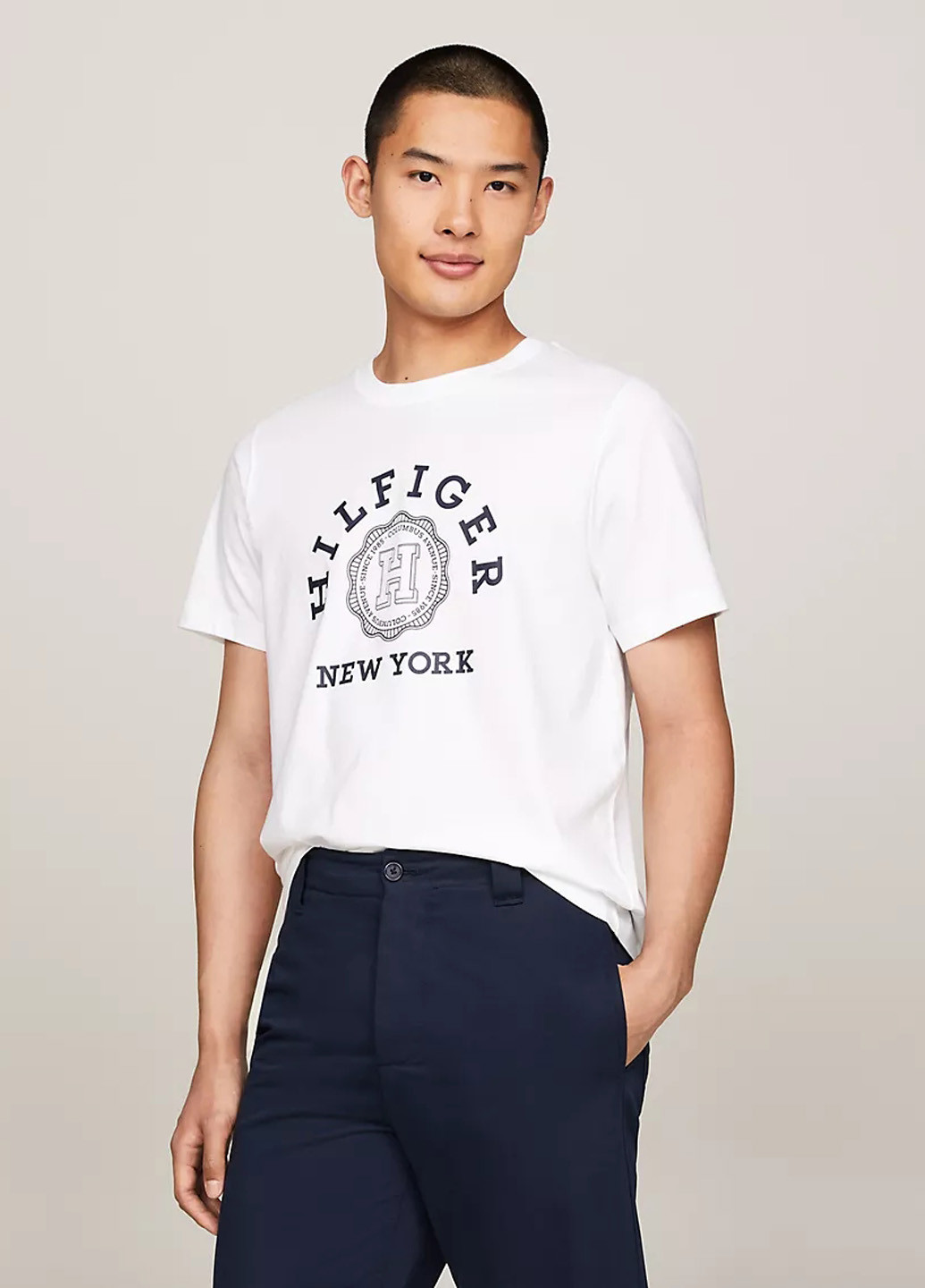 Біла футболка Tommy Hilfiger