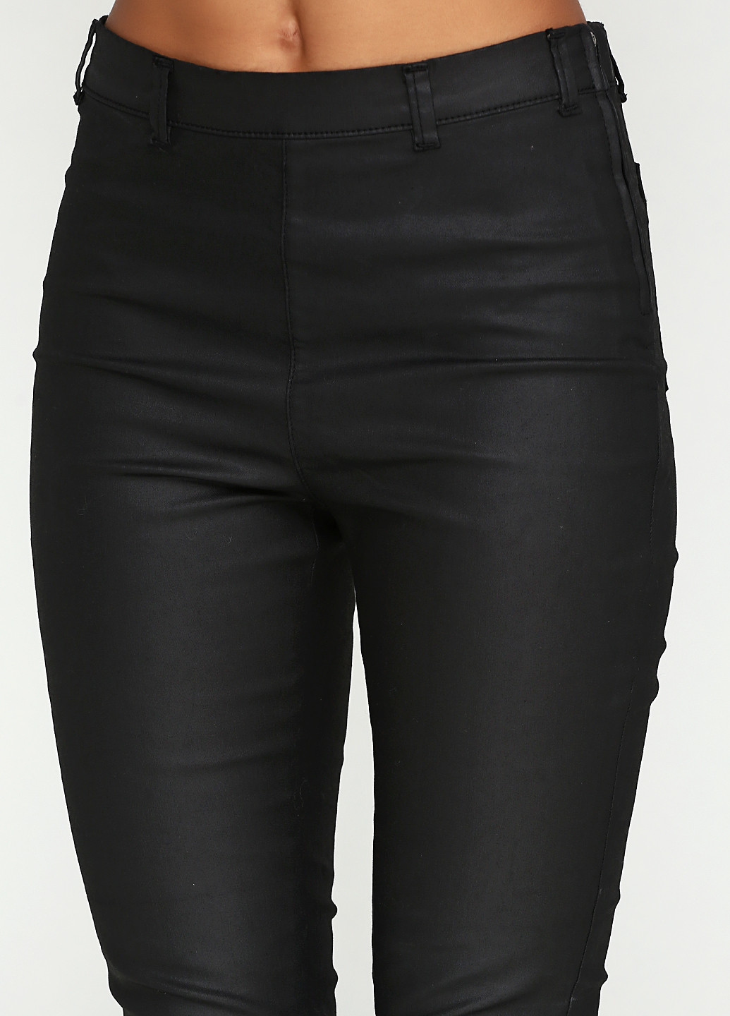 Черные кэжуал демисезонные зауженные брюки Karen by Simonsen