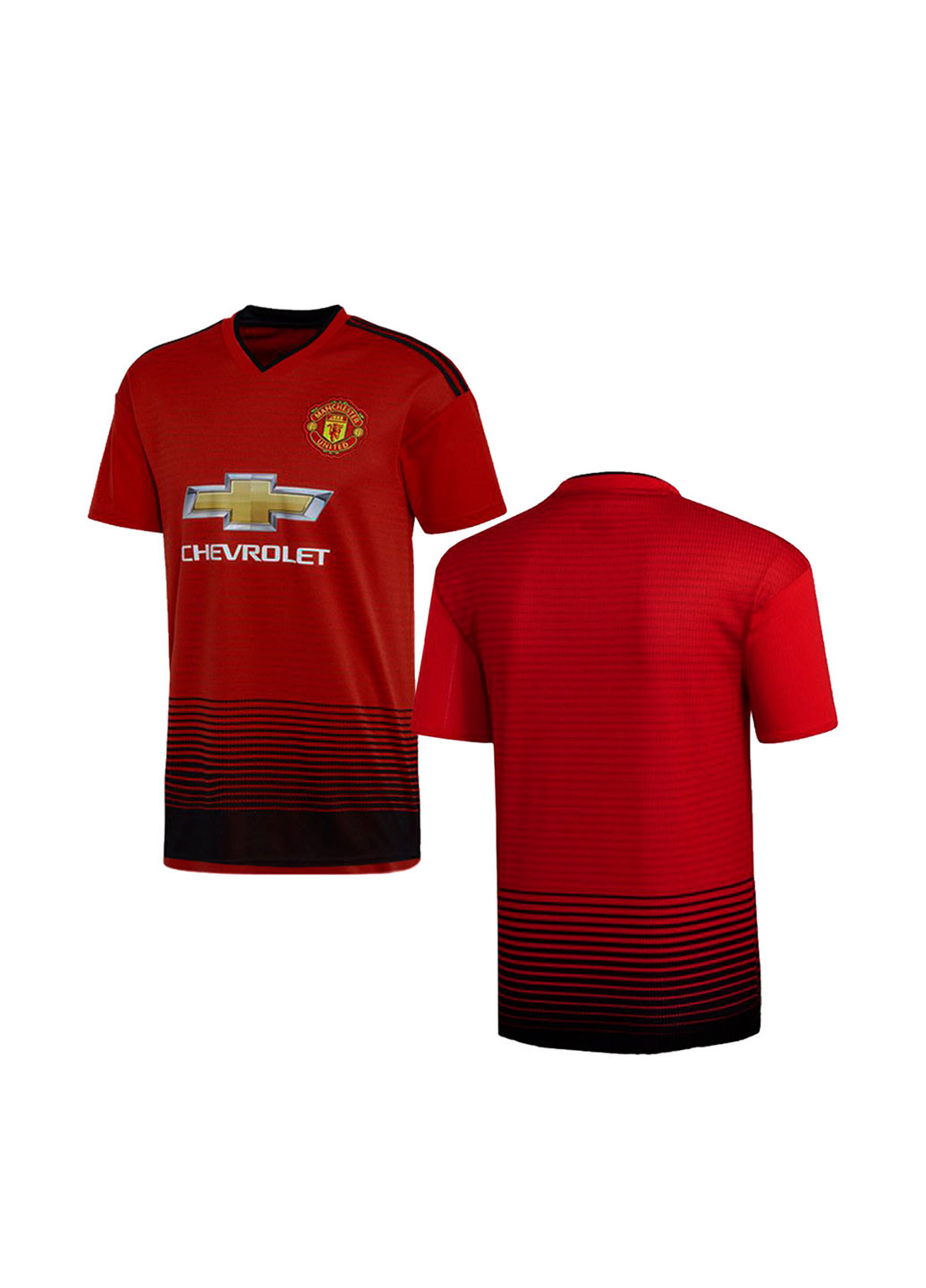 Красный летний футбольная форма (футболка, шорты) с шортами No Brand