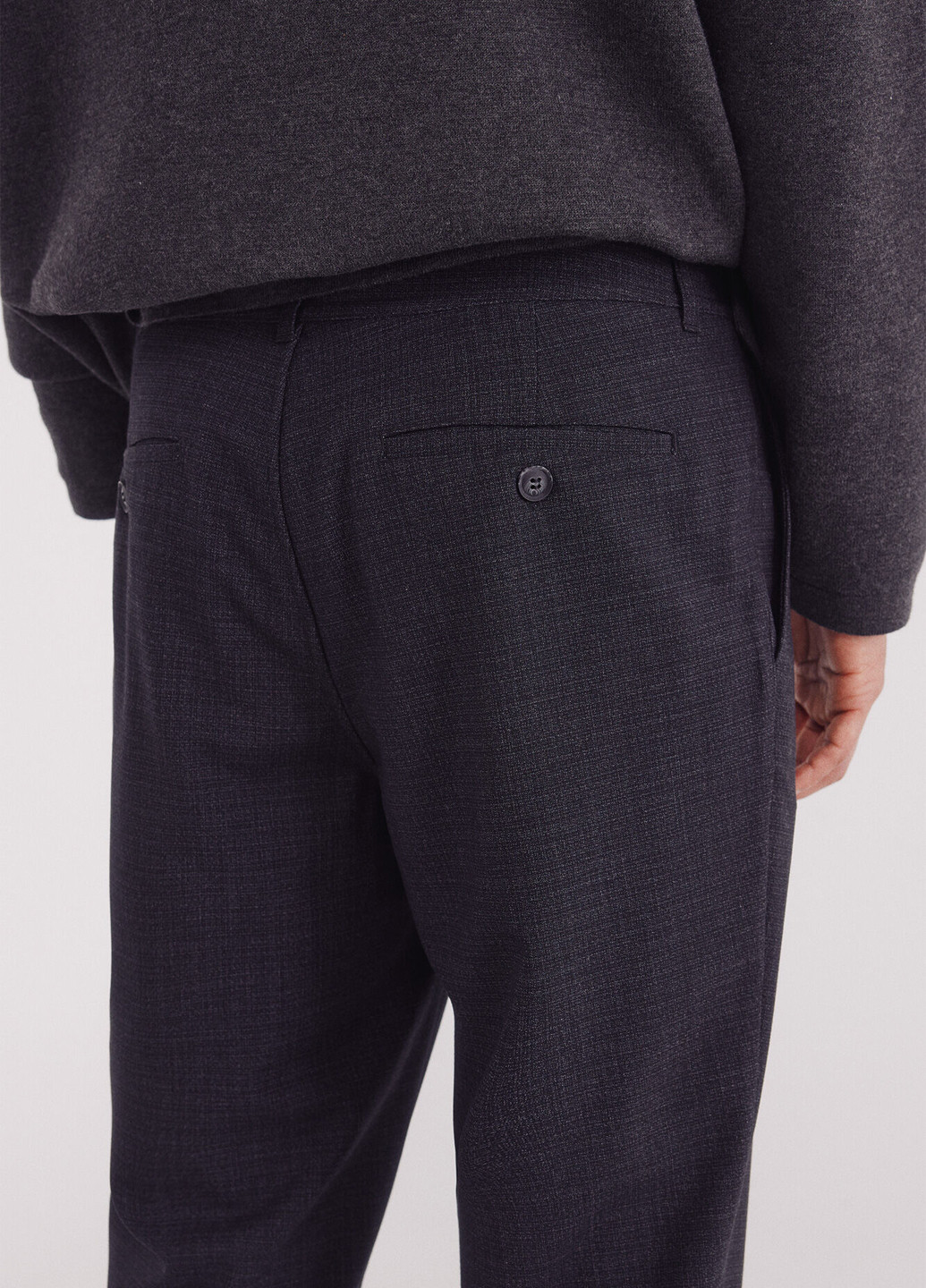 Темно-серые классические, кэжуал демисезонные классические брюки Springfield