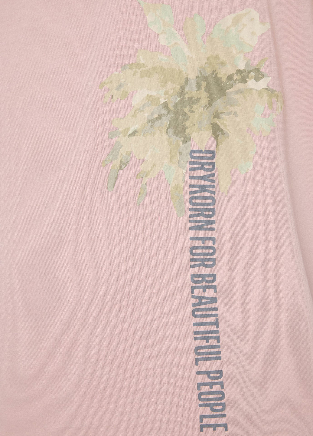 Светло-розовая футболка Drykorn