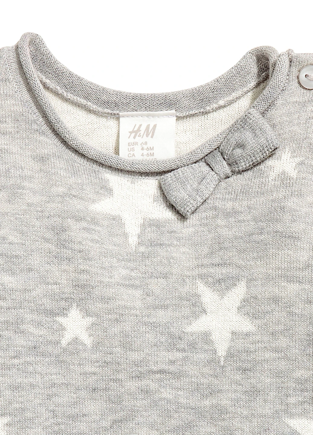 Сірий демісезонний пуловер пуловер H&M