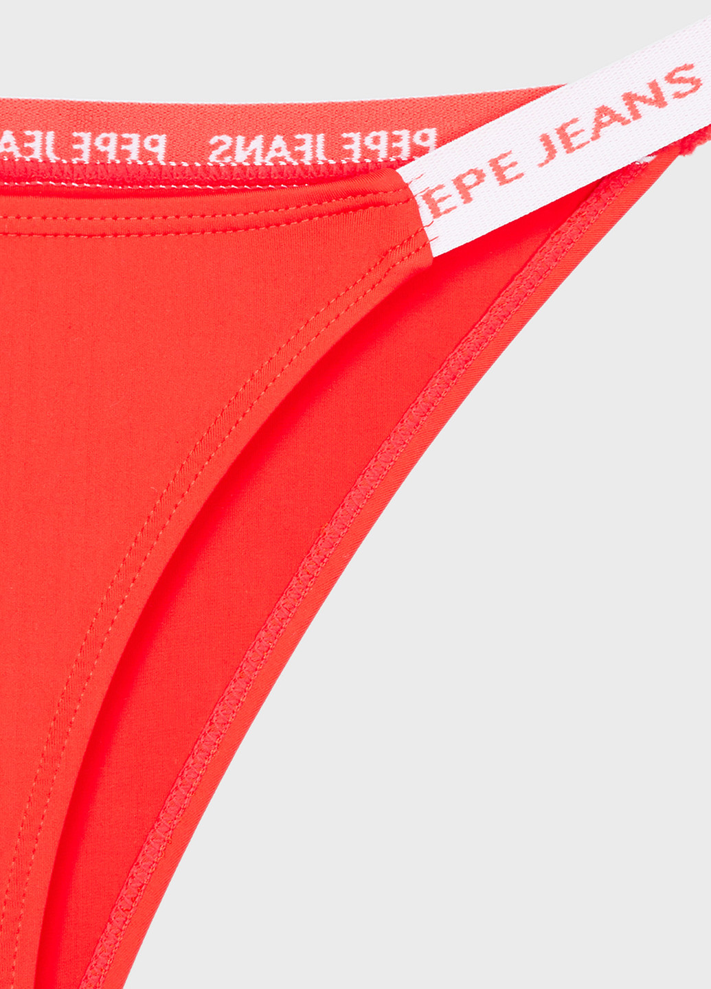 Красные купальные трусики-плавки однотонные Pepe Jeans