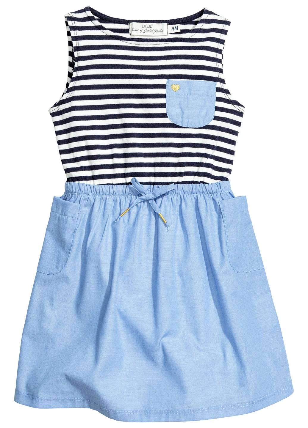 Блакитна сукня H&M (59511216)
