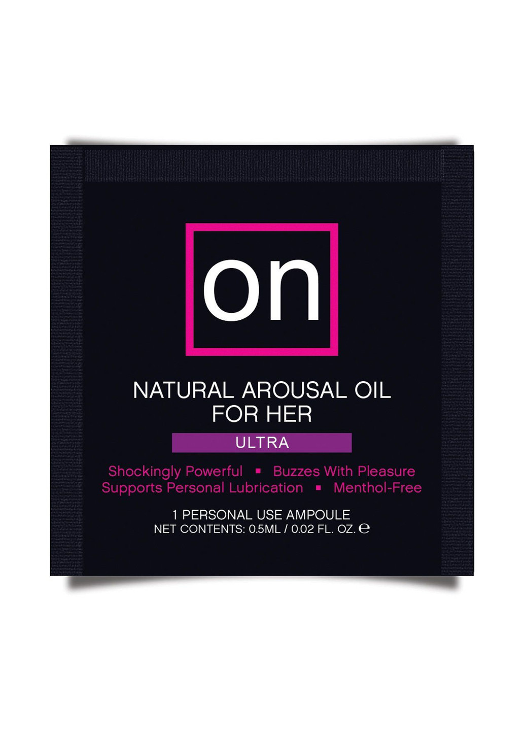 Пробник возбуждающего масла - ON Arousal Oil for Her Ultra (0,5 мл) Sensuva (251849879)