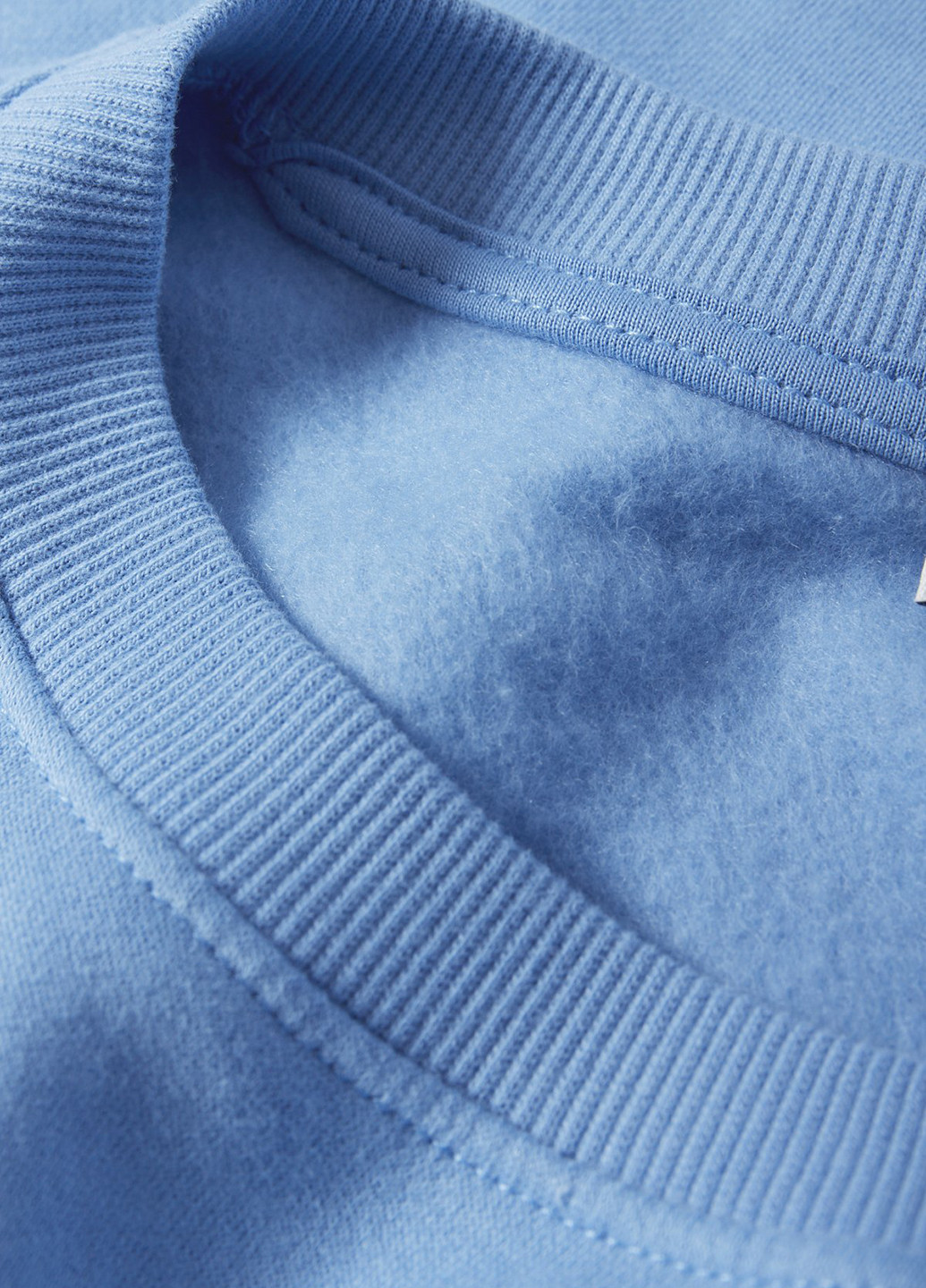 C&A світшот напис світло-синій спортивний, кежуал футер, бавовна