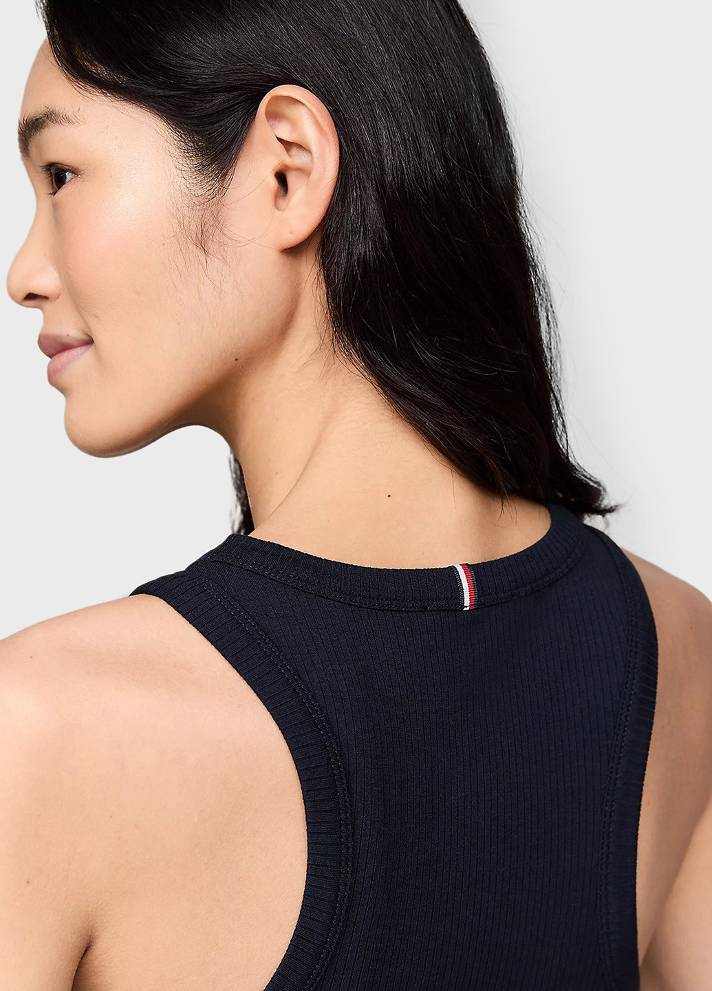 Темно-синя кежуал сукня плісована Tommy Hilfiger однотонна