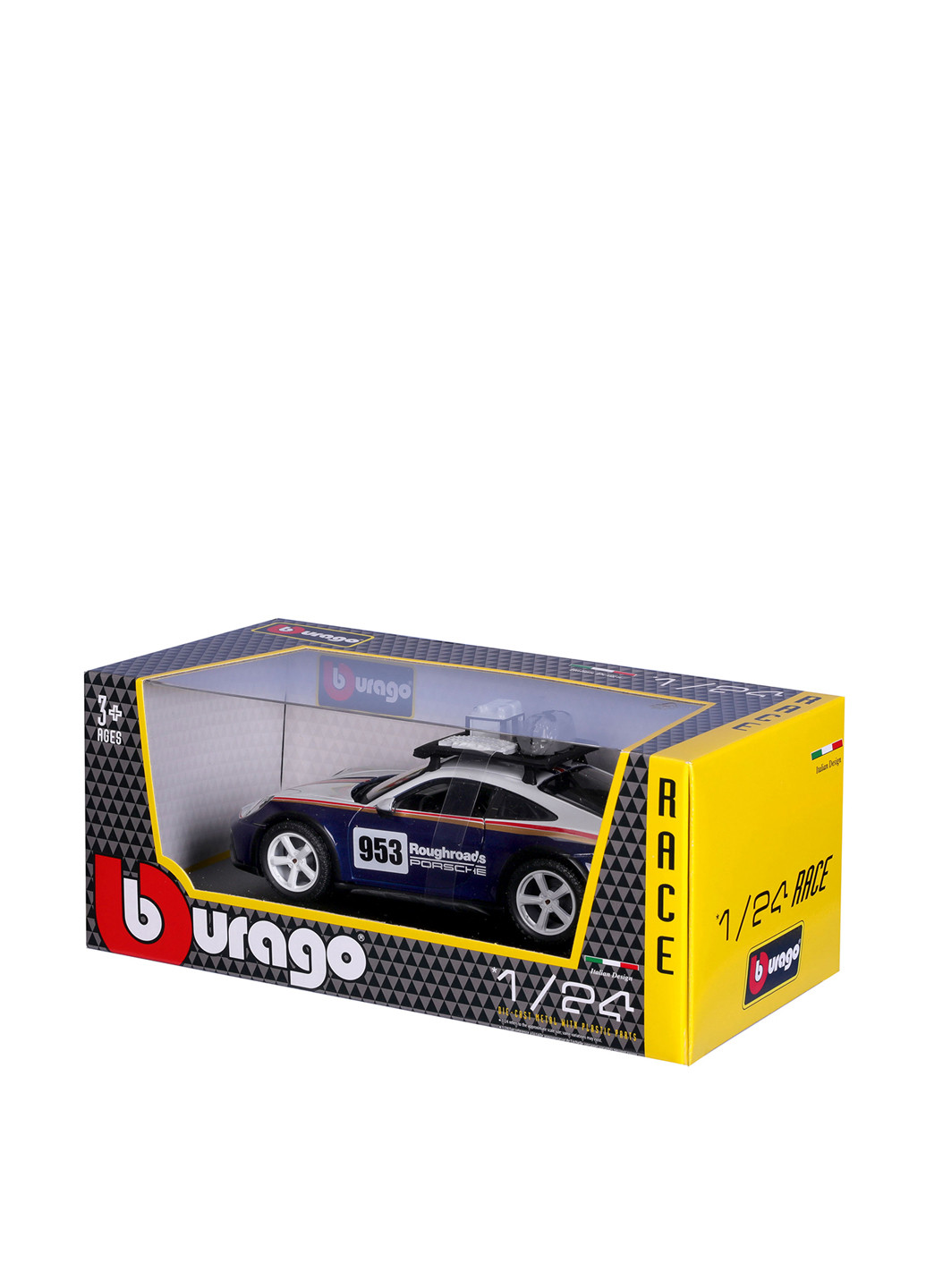 Автомодель Porsche 911 Dakar, 12,45х24,2х10,2 см Bburago (292952080)