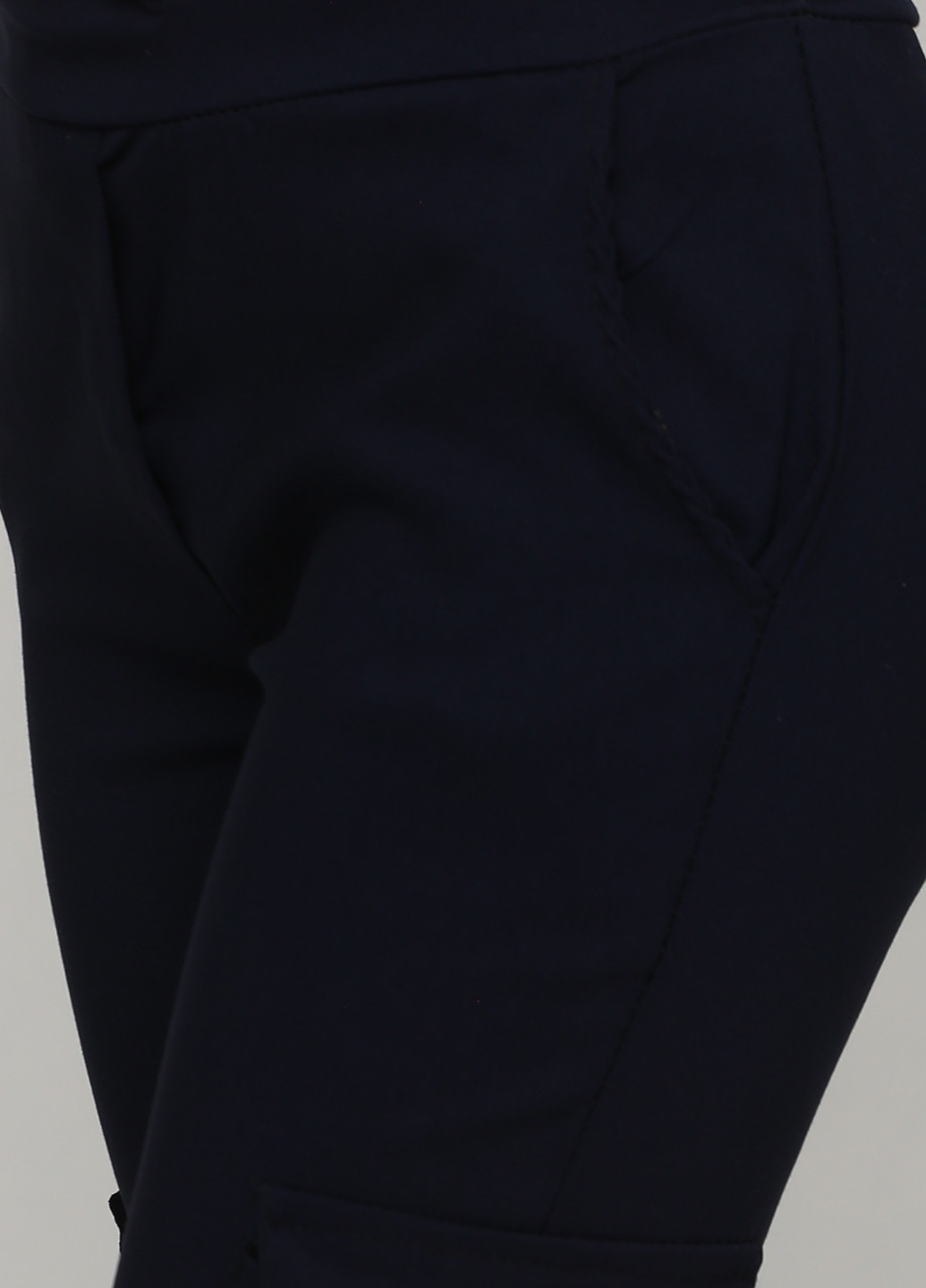Темно-синие кэжуал демисезонные джоггеры брюки Made in Italy
