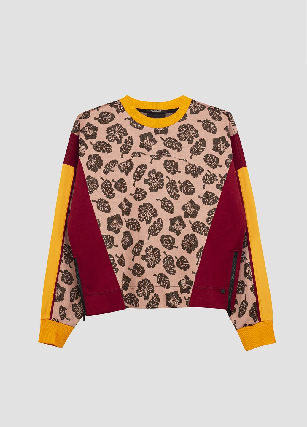 Комбінований світшот Scotch & Soda квітковий (255919428)