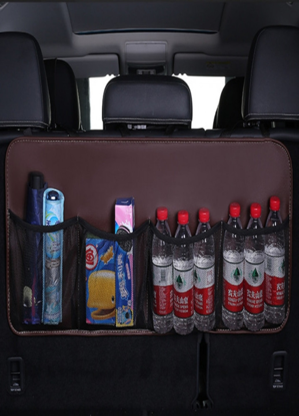 Органайзер кишені на спинку сидіння для багажника в машину автомобіль (125648875) Коричневий Francesco Marconi (205106757)