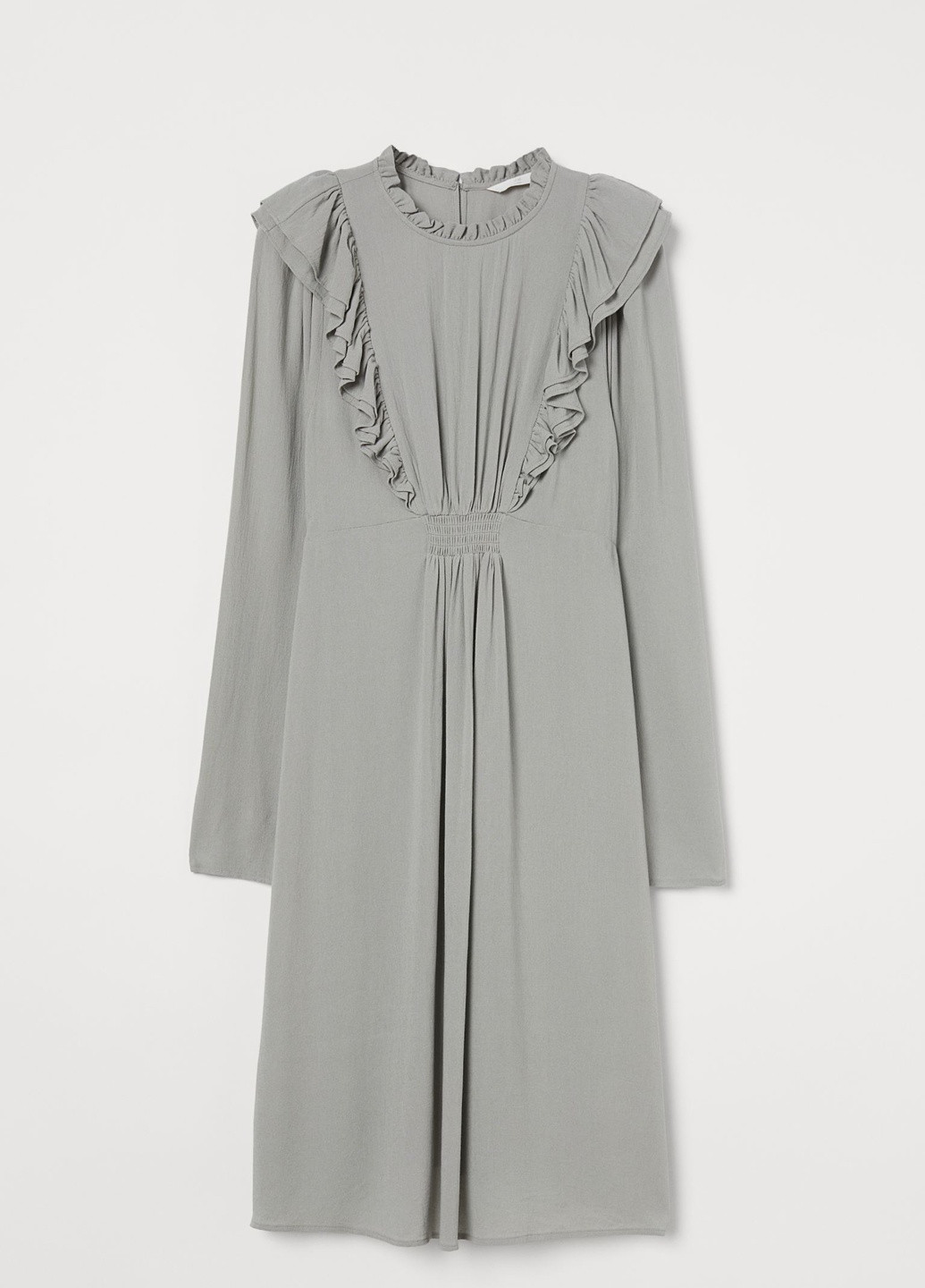 Сіра кежуал плаття для вагітних H&M однотонна