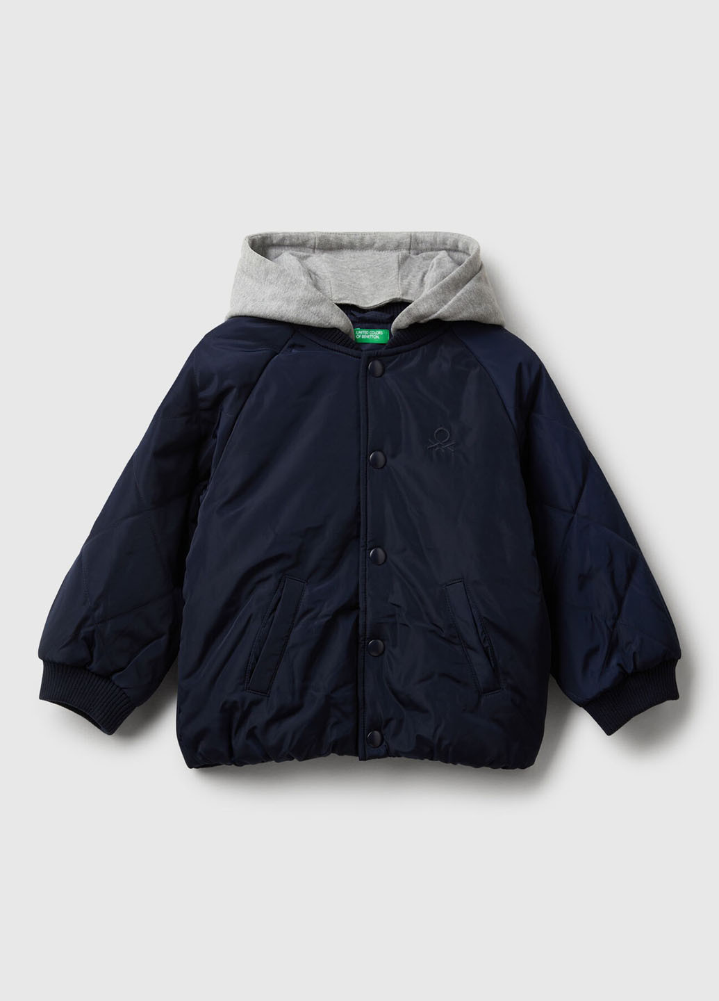 Темно-синя демісезонна куртка United Colors of Benetton