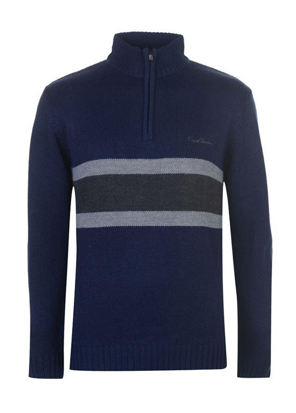 Темно-синий демисезонный свитер Pierre Cardin
