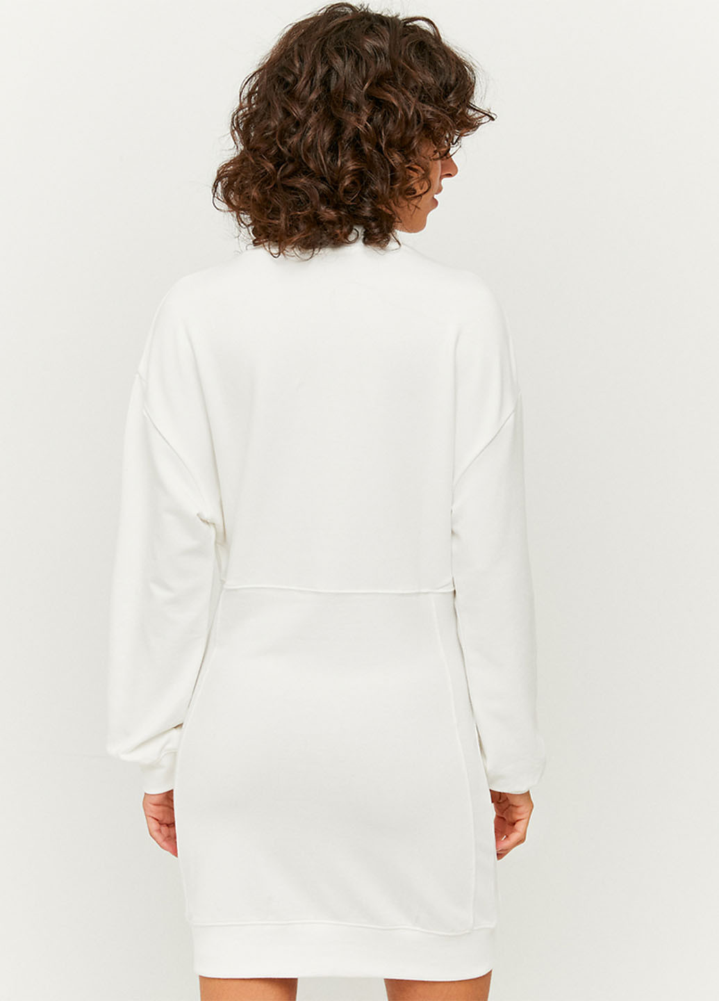Білий кежуал сукня сукня-світшот Tally Weijl однотонна